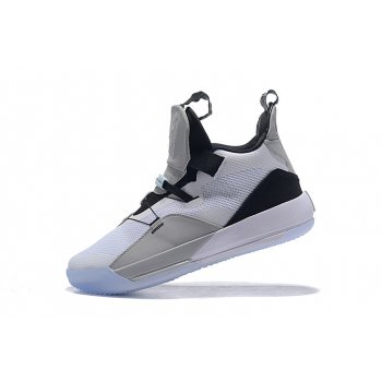 Air Jordan 33 XXXIII White Grey-Black Shoes